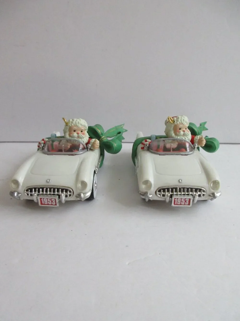 2 Enesco Dream Wheels Corvette 40th Anniversary Limited Edition Ornament 1993